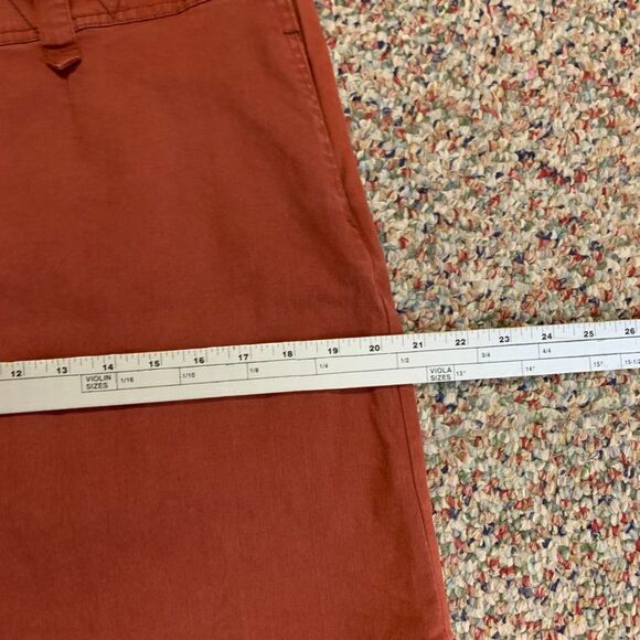 Aventura Russet Red Organic Cotton Canvas Short Skirt Size 10 - Picture 12 of 13